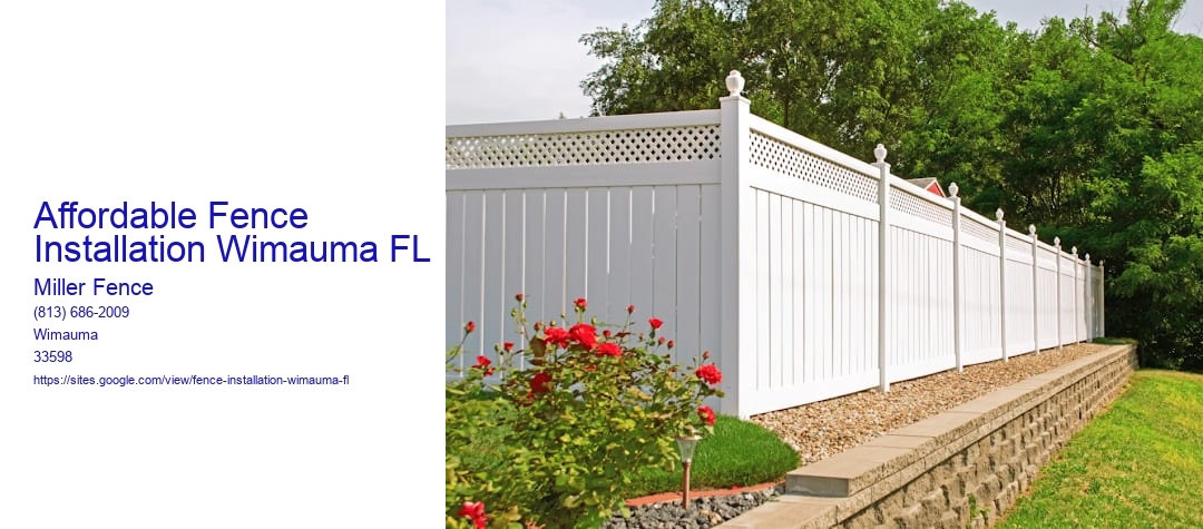 Affordable Fence Installation Wimauma FL