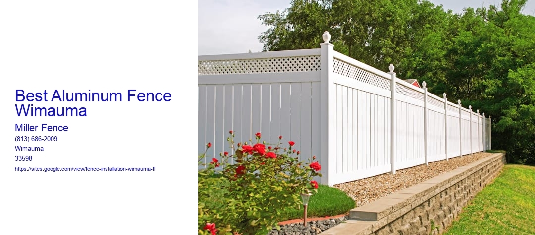 Best Aluminum Fence Wimauma