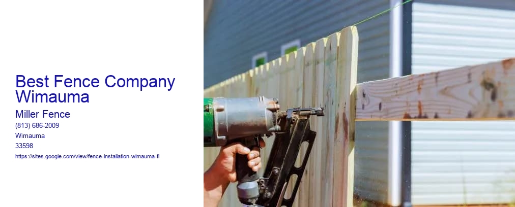 Best Fence Company Wimauma
