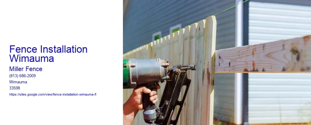 Fence Installation Wimauma