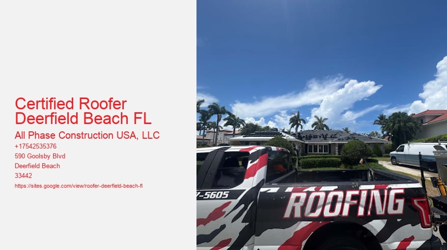 Certified Roofer Deerfield Beach FL